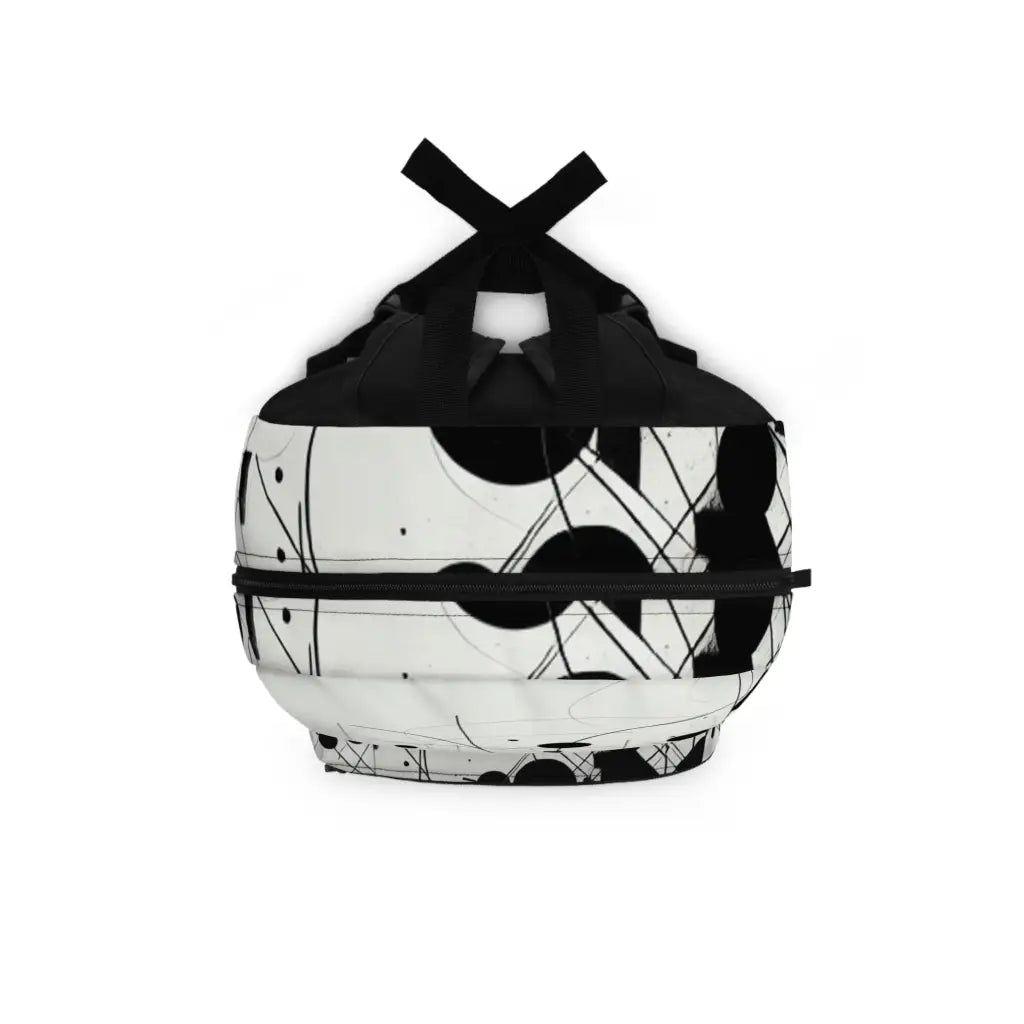 Abstract Lines and Shapes Backpack One size Bags