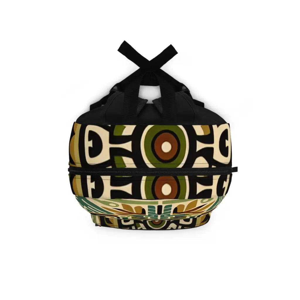 Abstract Tribal Motif Backpack One size Bags