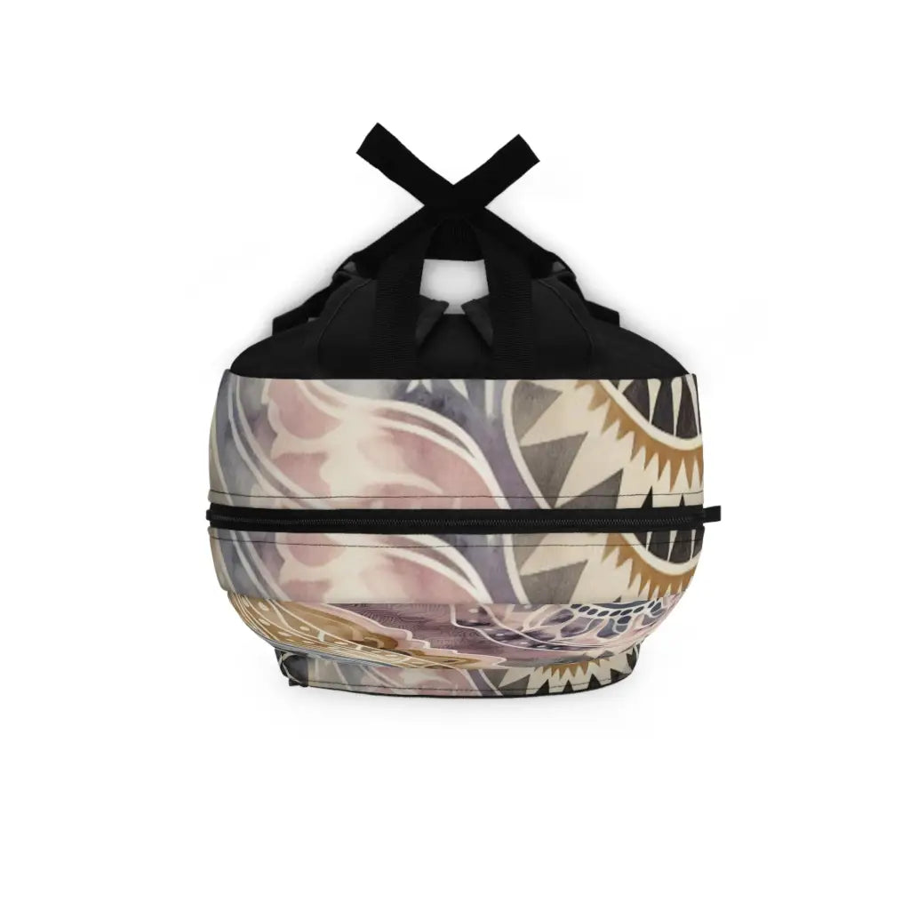 Abstract Watercolor Patterns and Motifs Backpack One size
