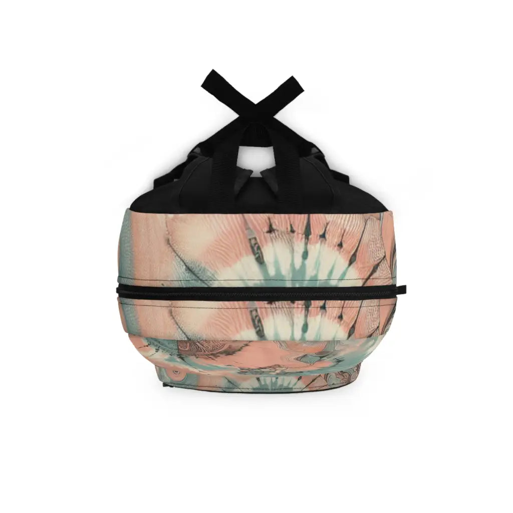 Abstract Whirls and Pastel Waves Backpack One size Bags