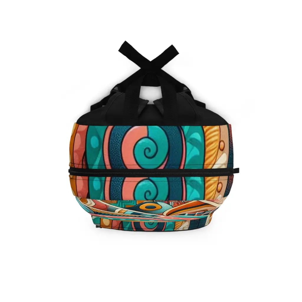Abstract Whirls and Patterns Backpack One size Bags