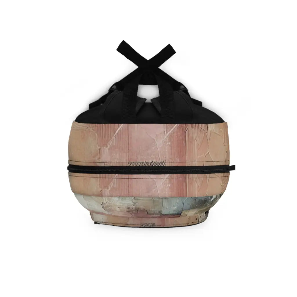 Abstract Whirlwind Canvas Backpack One size Bags