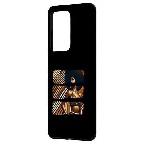 Afro Radiance: Bold Melanated Vintage Vibes Case (iPhone