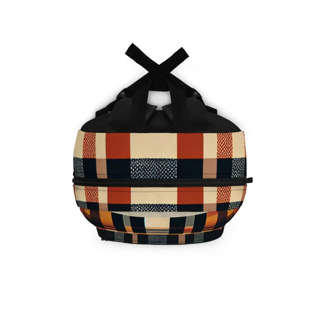 Amber Plaid Panorama Backpack One size Bags