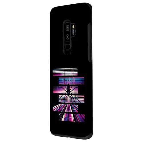 Arachnid Aura: Spider on a Radiant Digital Web Case