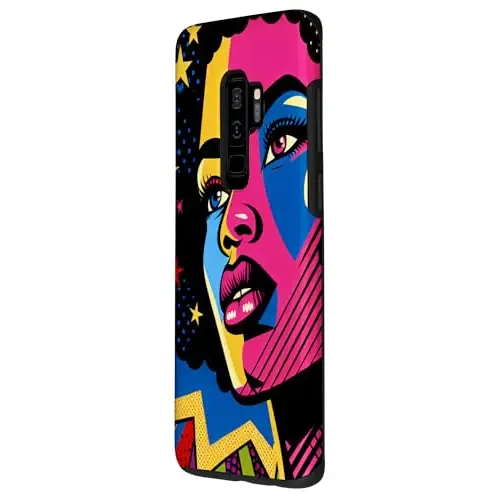 Black Girl Magic Radianting with Rainbow and Stars Case