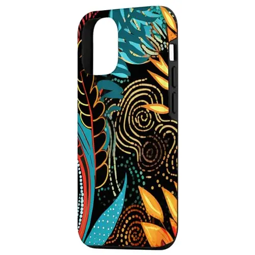 Botanical Vibrance: Engaging Hues of Red Yellow and Blue