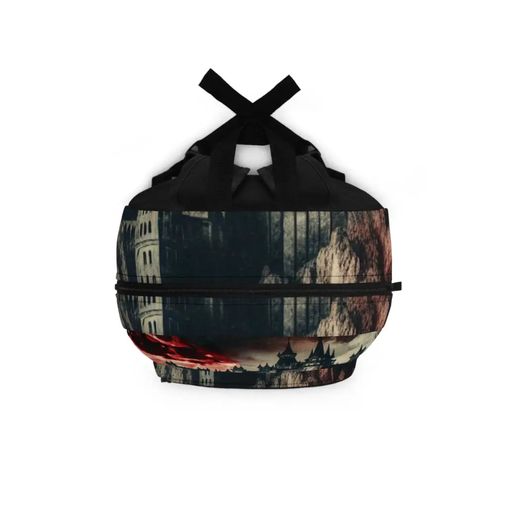 Castle Under the Blood Moon Backpack One size Bags