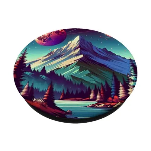 Celestial Peaks: Dreamscape of the Cosmos PopSockets