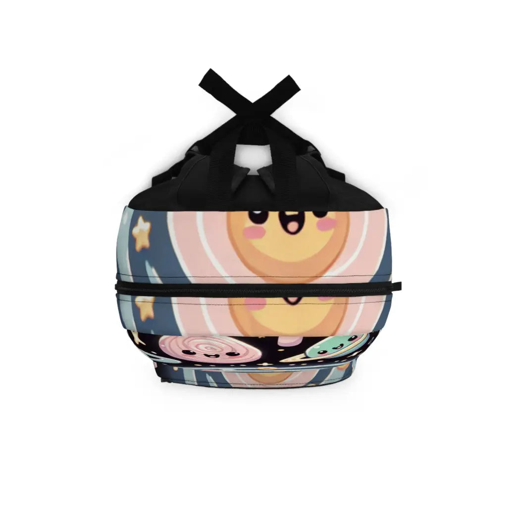 Celestial Smiles in the Galaxy Backpack One size Bags