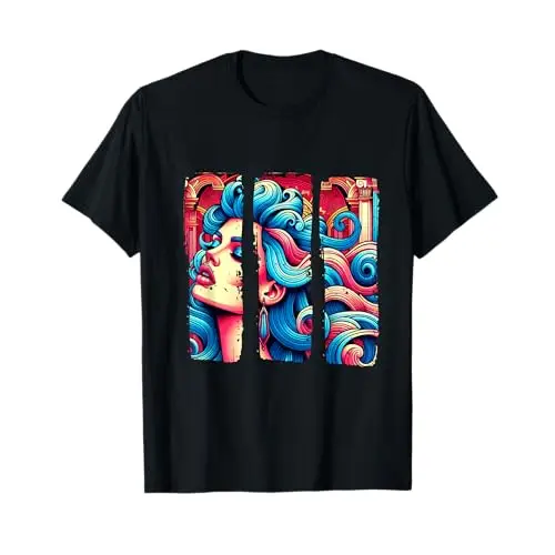 Chromatic Comic Style Dramatic Dreamscape T Shirt Apparel