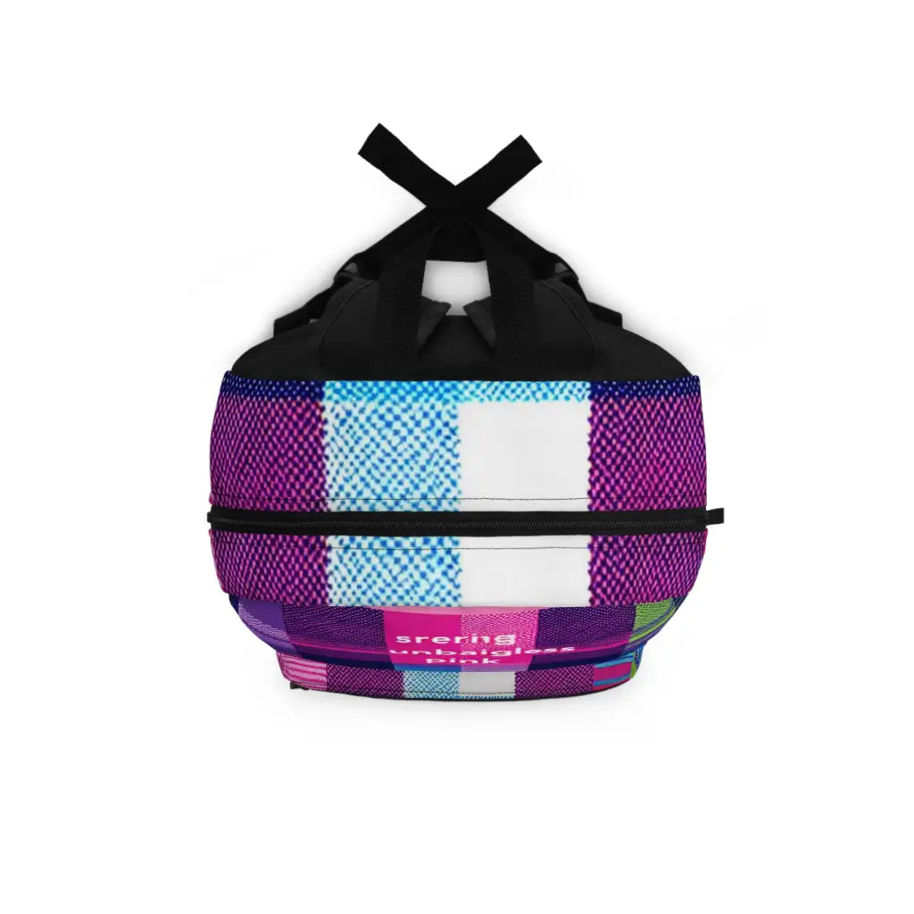 Chromatic Patchwork Canvas Backpack One size Bags