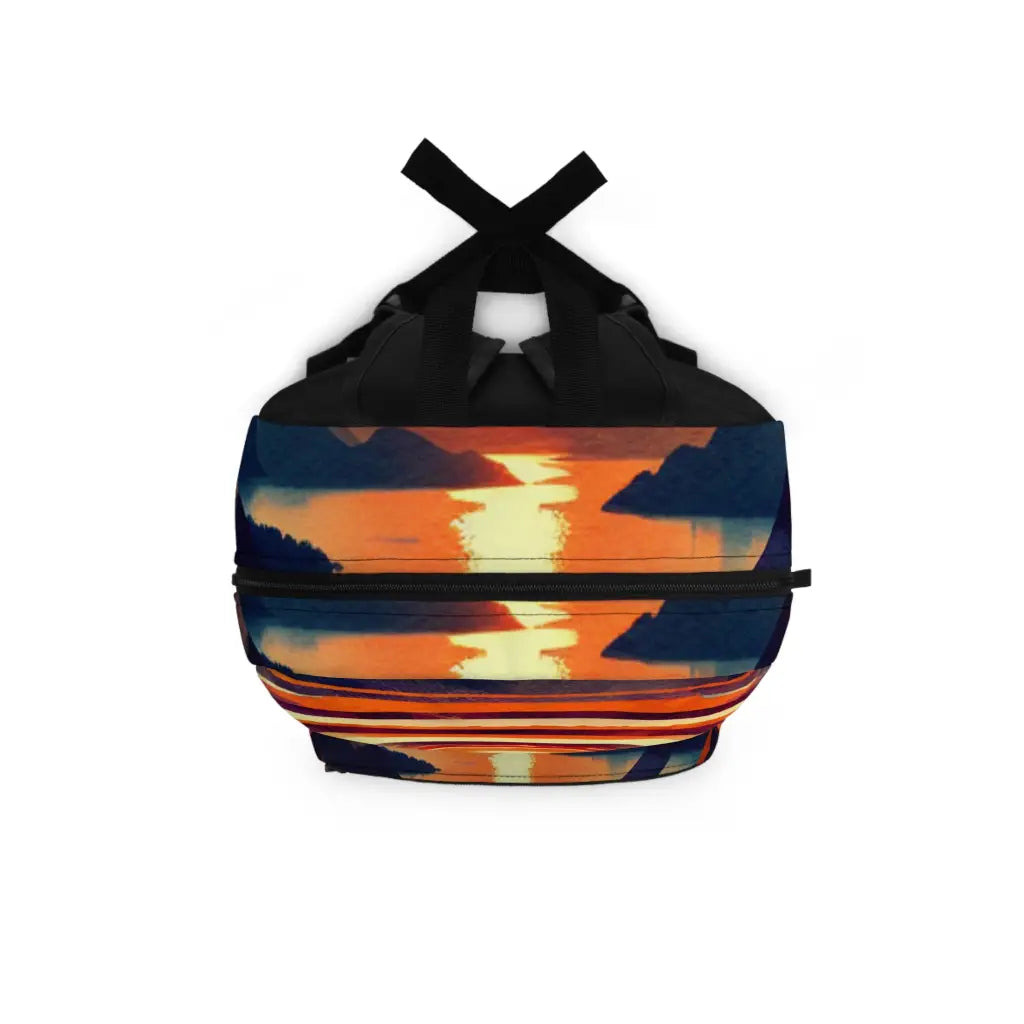 Circular Convergence at Dawn Backpack One size Bags