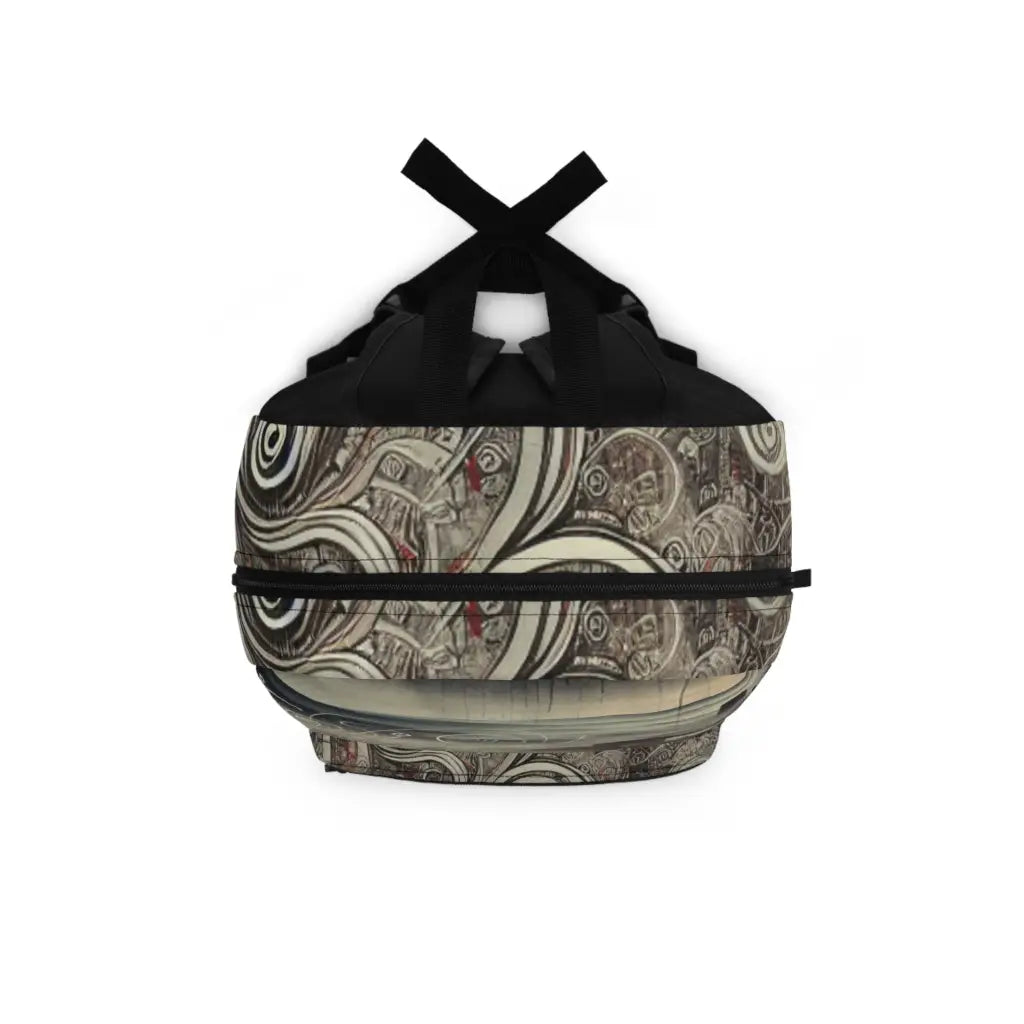 City Graffiti Canvas Backpack One size Bags