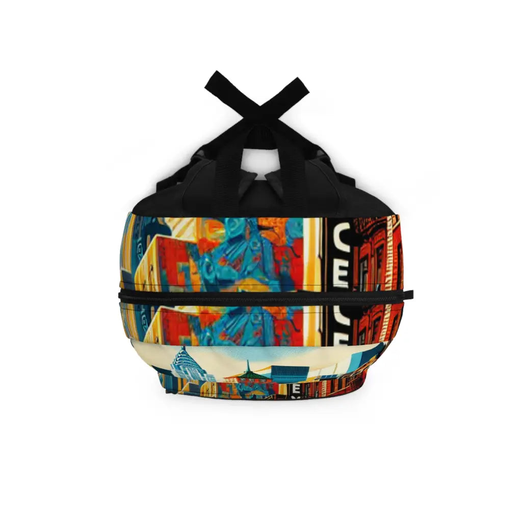 City Lights and Classic Cars Backpack One size Bags