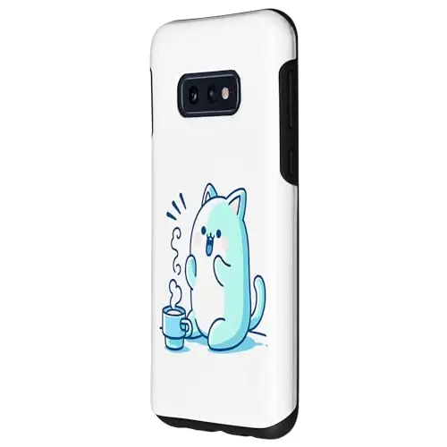 Coffee Cat Delight Case (Galaxy S10) Wireless