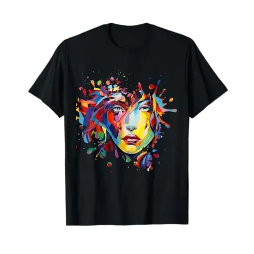 Colorburst Muse: Spectrum of Emotion T Shirt Apparel