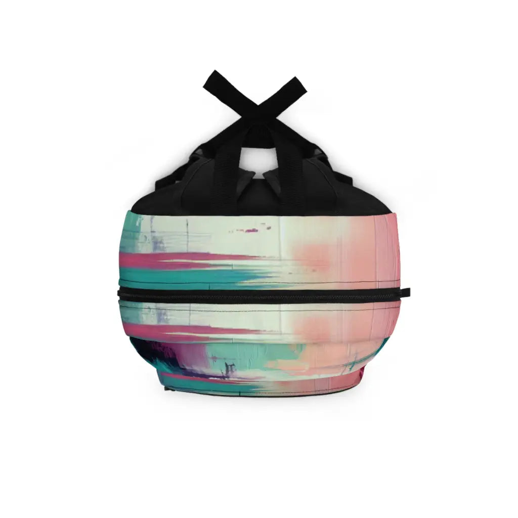 Colorful Horizon Canvas Backpack One size Bags