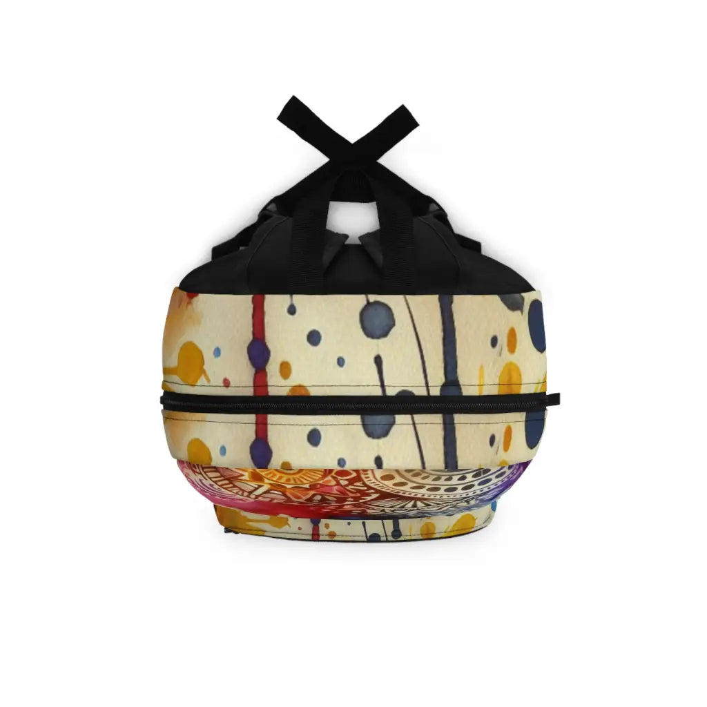 Colorful Mandala Watercolor Fusion Backpack One size Bags