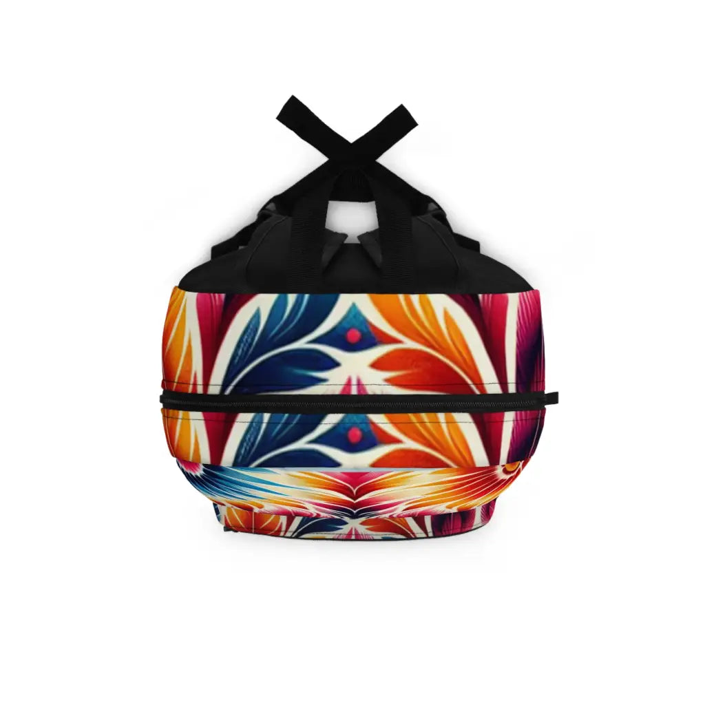 Colorful Plume Whirl Backpack One size Bags
