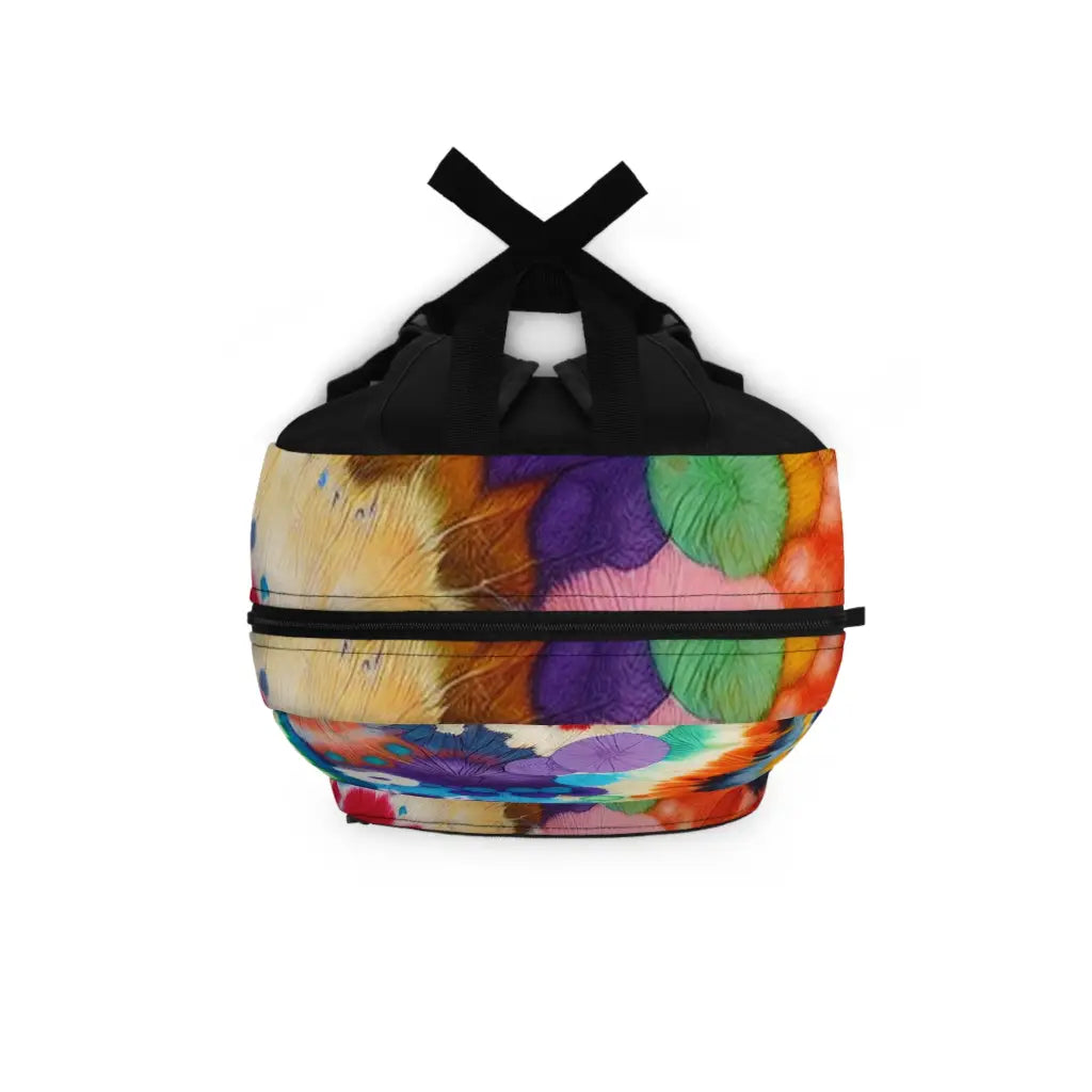 Colorful Tie Dye Expanses Backpack One size Bags