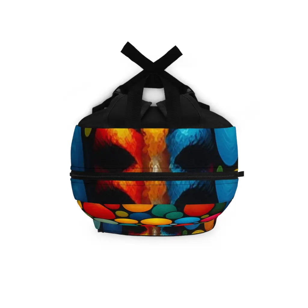Colorful Whirlwind of Imagination Backpack One size Bags