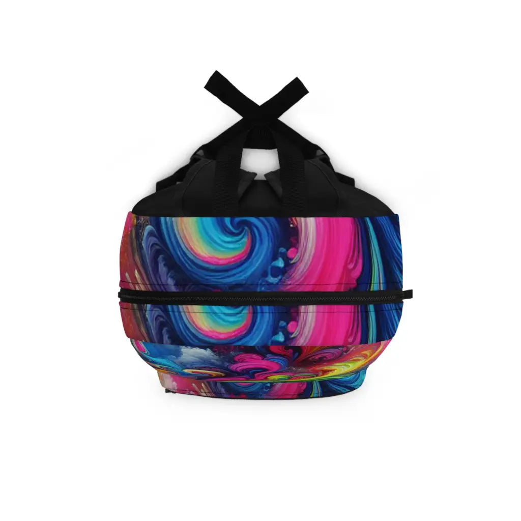 Colorful Whirlwind of Imagination Backpack One size Bags