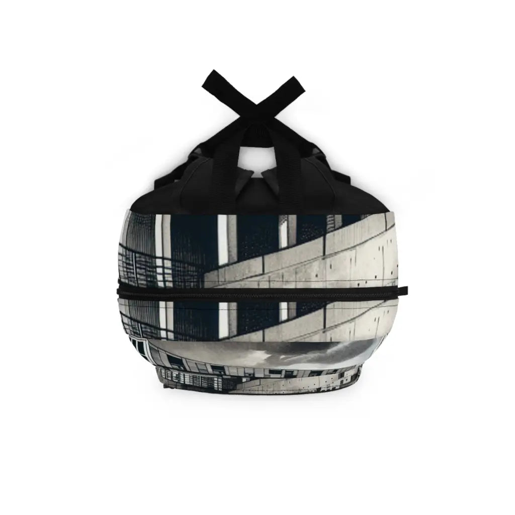 Concrete Geometry in the Cityscape Backpack One size Bags