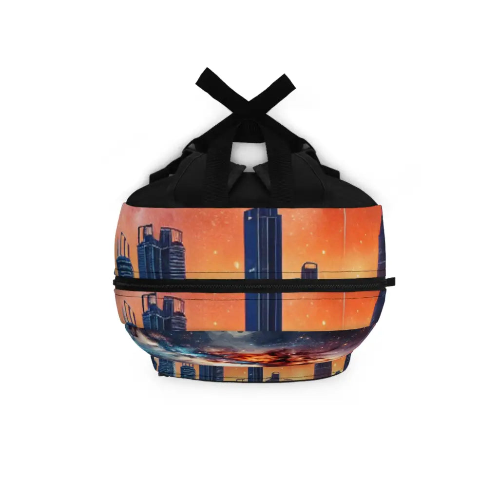 Cosmos Above the Cityscape Backpack One size Bags