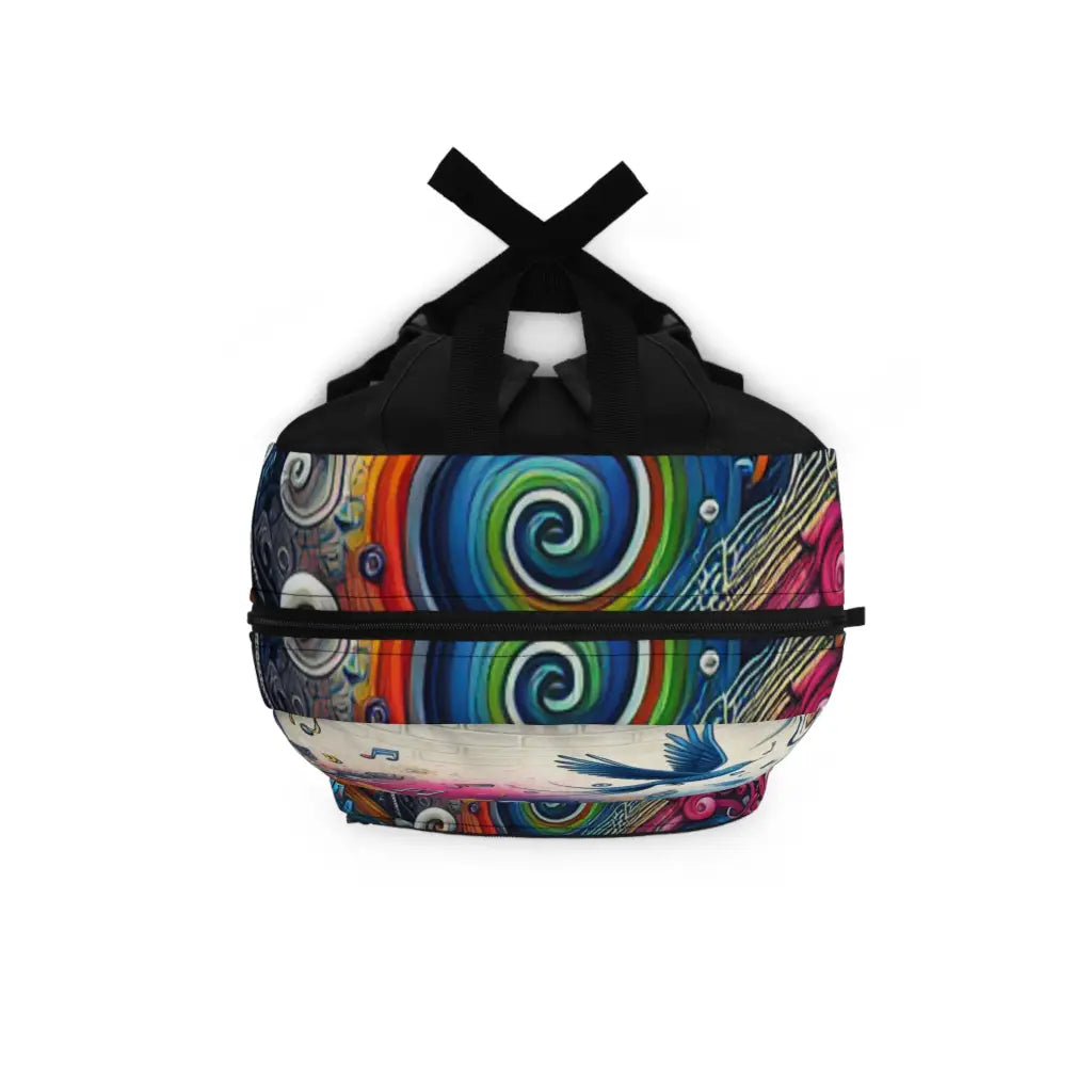 Creative Expression on the Wall Backpack One size Bags