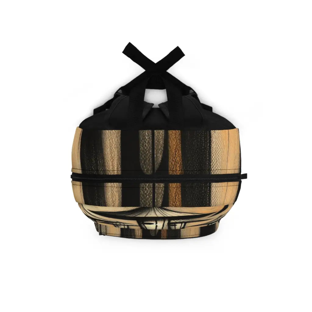 Cultural Expressions in Earthy Tones Backpack One size Bags