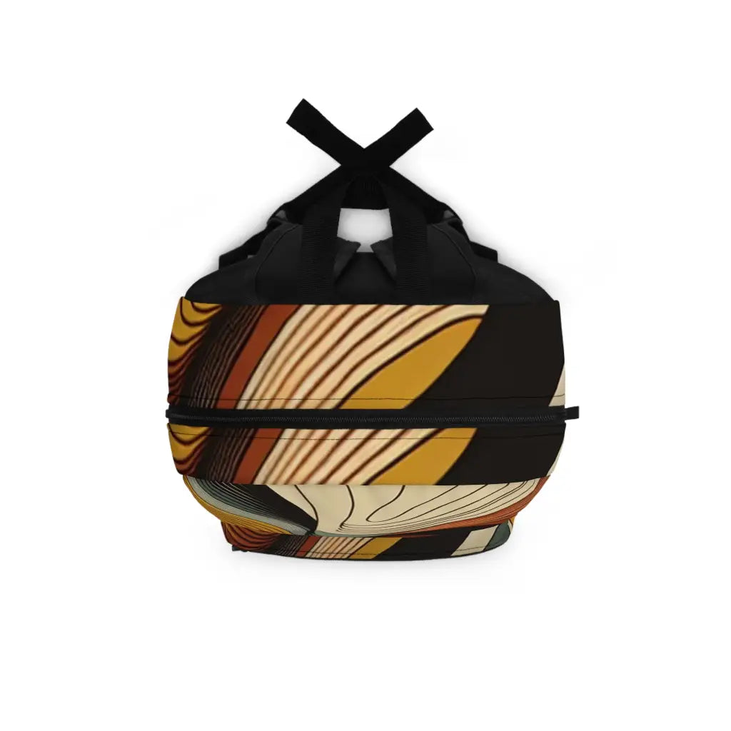 Curved Hues Wavelengths Backpack One size Bags