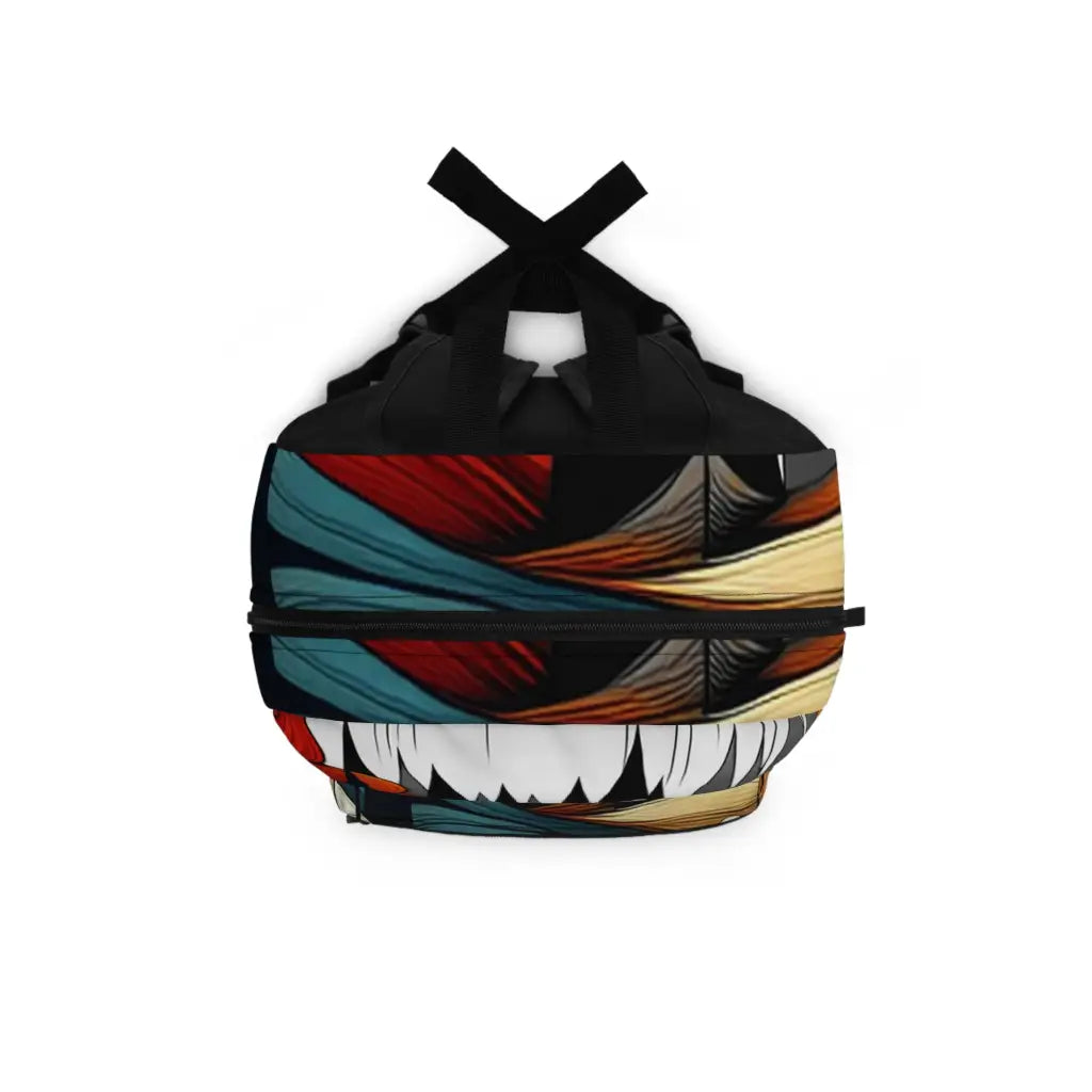 Curving Through the Colorful Landscape Backpack One size