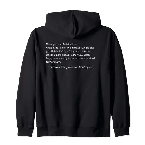 Dear Person Behind Me Take a Deep Breath and Focus Zip