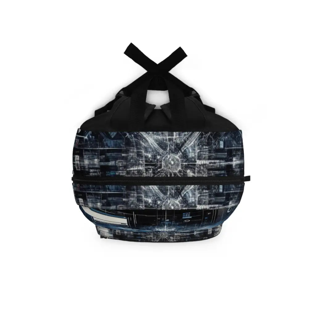 Digital Glitch Matrix Backpack One size Bags