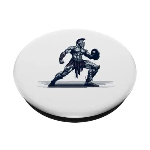 Digital Spartan: Guardian of the Circuit PopSockets