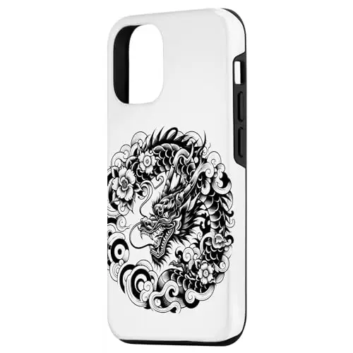 Dragon and Flowers Case (iPhone Select Model) Wireless