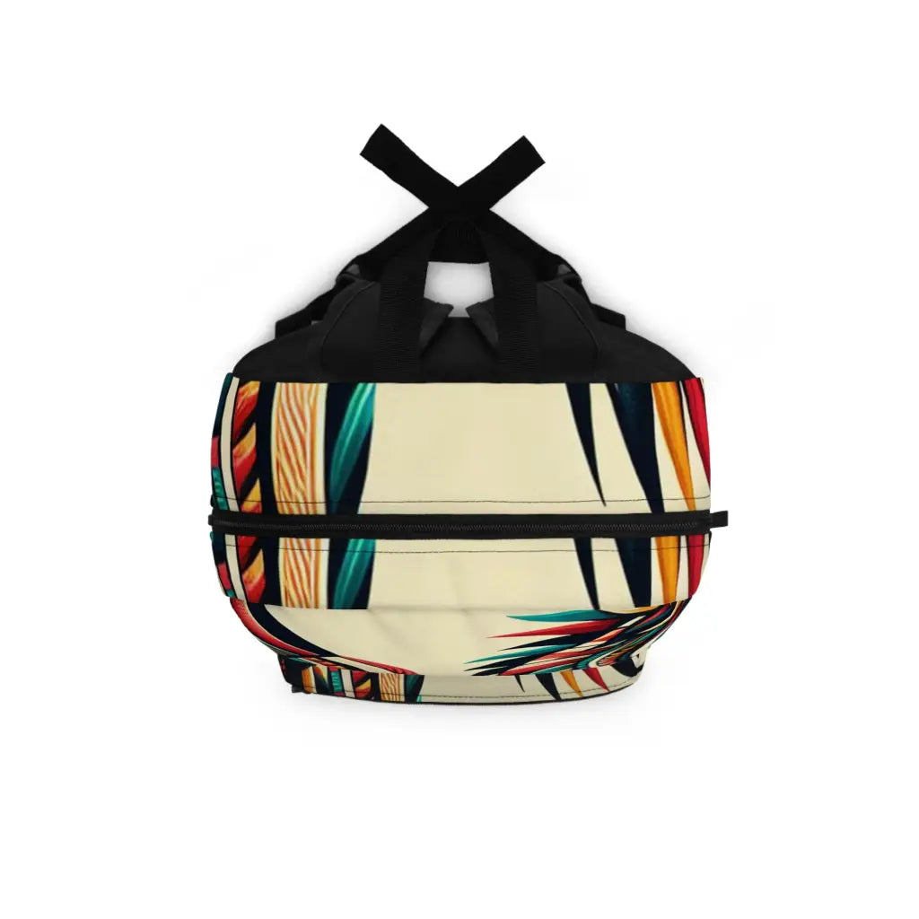 Dragon in Vibrant Colors Backpack One size Bags