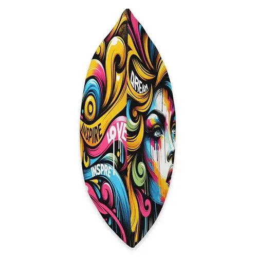 Dream Inspire Love: A Vibrant Expression Throw Pillow Toy