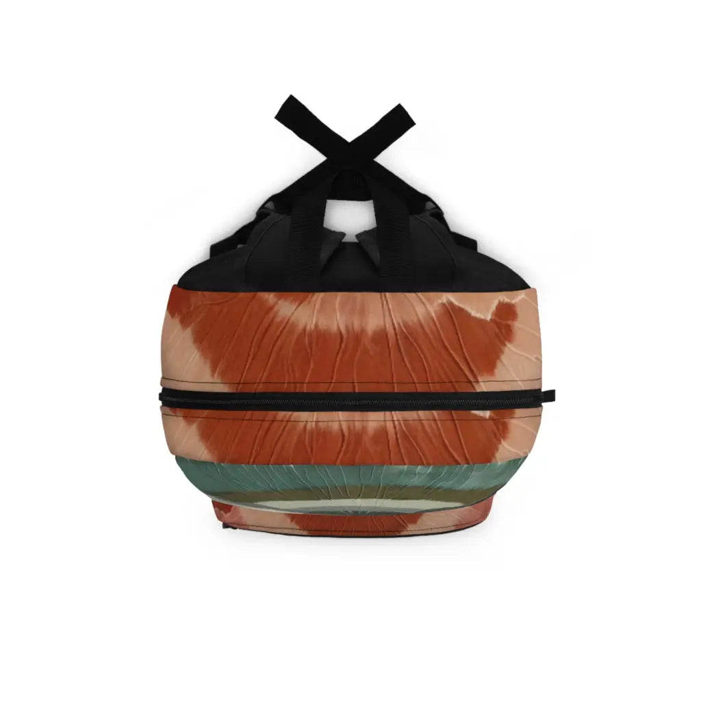 Earthy Fans and Foliage Collage Backpack One size Bags