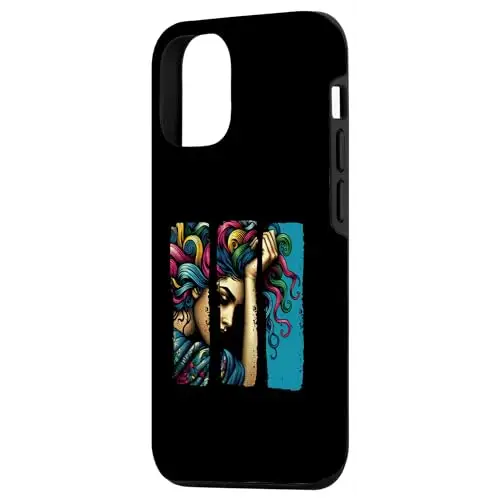Echoes of Emotion: Vibrant Colorful Contemplation Case