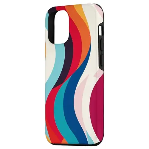 Energetic Vibrance: Dance of Bold Stripes Case (iPhone