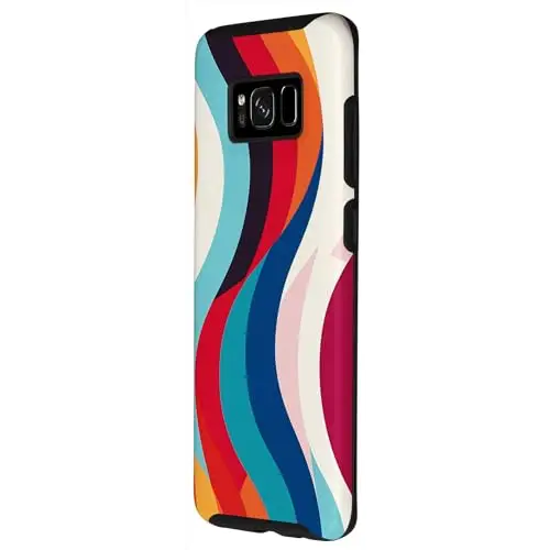 Energetic Vibrance: Dance of Bold Stripes Case (iPhone