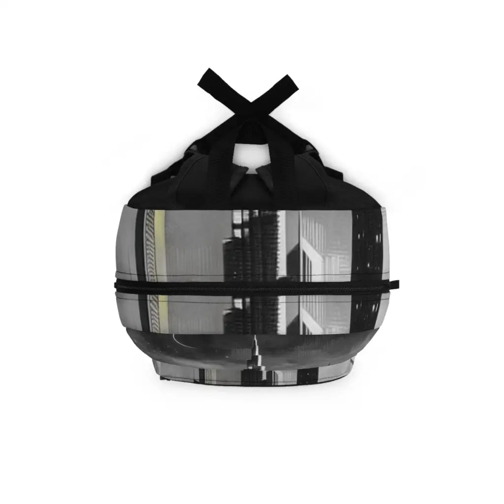 Evening Cityscape with Celestial Glow Backpack One size Bags