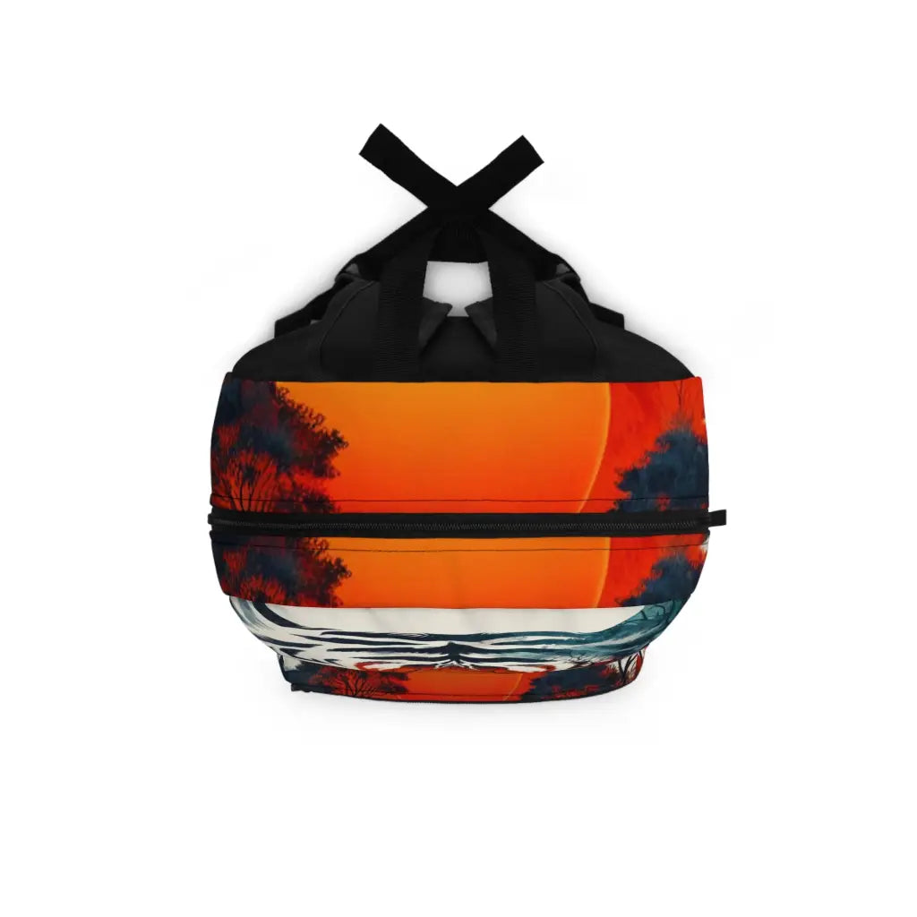 Feline Fusion of Nature and Light Backpack One size Bags