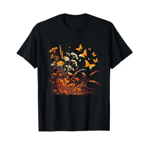 Fields of Radiance: Dance the Butterflies T Shirt Apparel