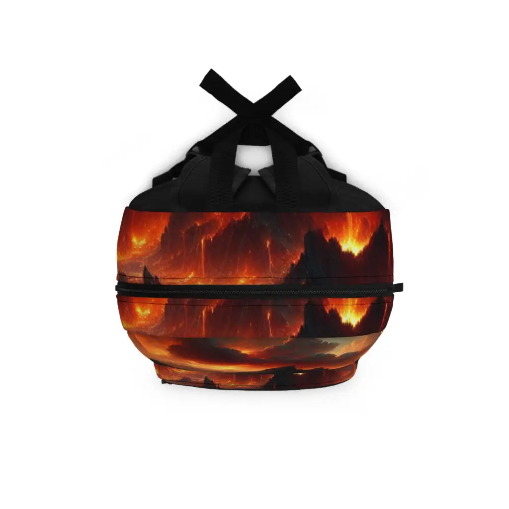 Fiery Horizon at Dusk Backpack One size Bags