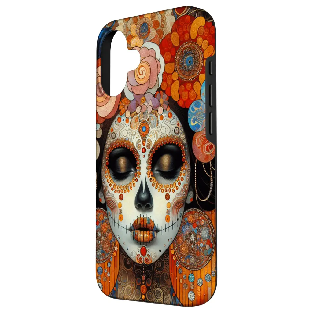 Floral Elegance: Día de los Muertos Celebration Case