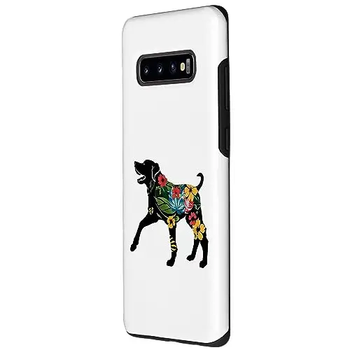 Floral Fur Play: Labrador Charm with Blossom Delight Case