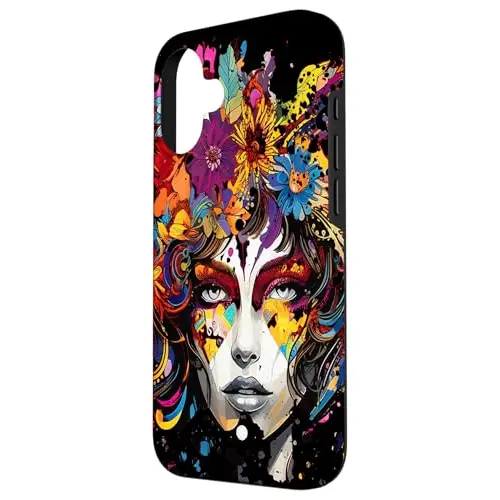 Floral Muse: Vibrant Expressions of Nature Case (iPhone